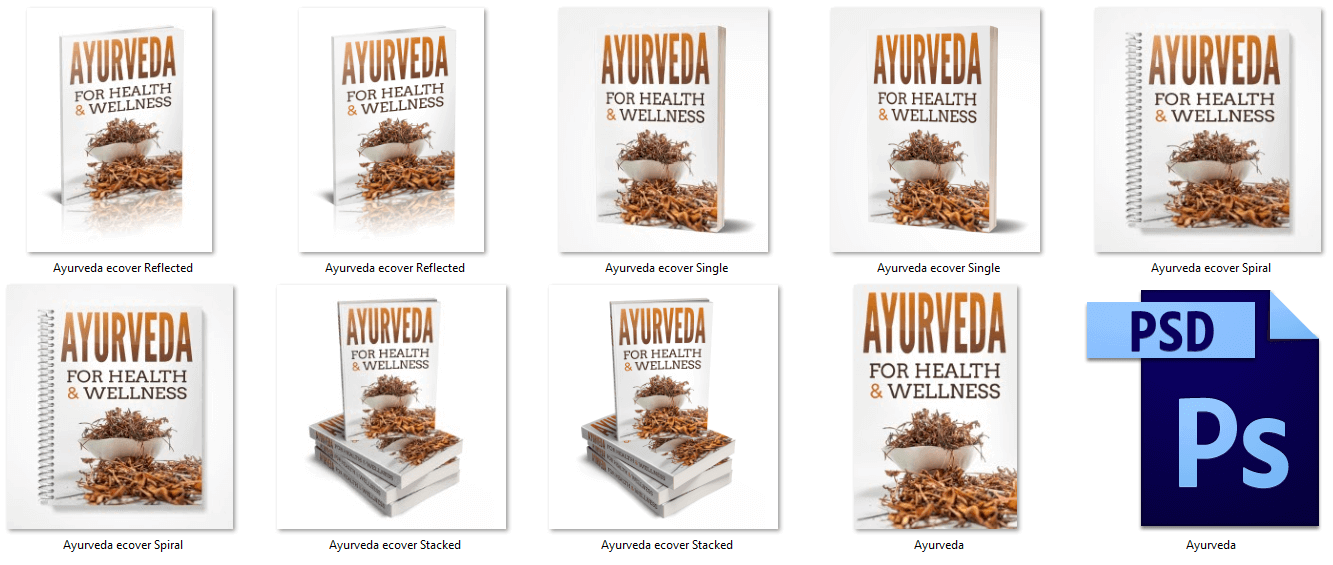 Ayurveda eBook Covers PLR