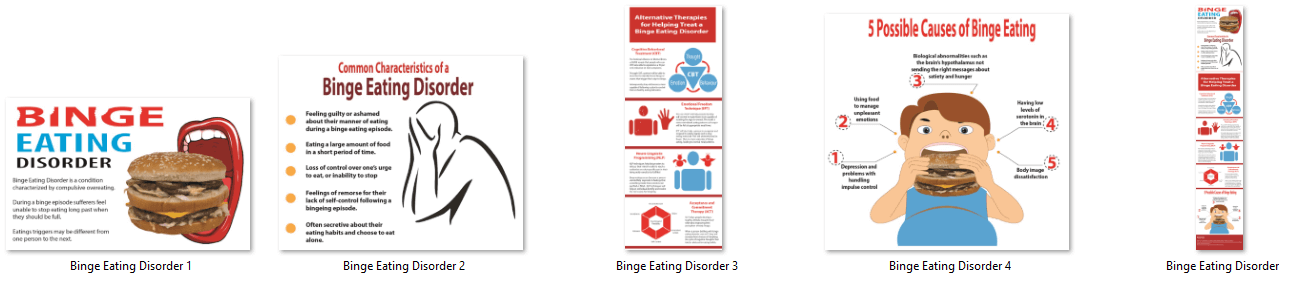 Binge Eating PLR Infographic