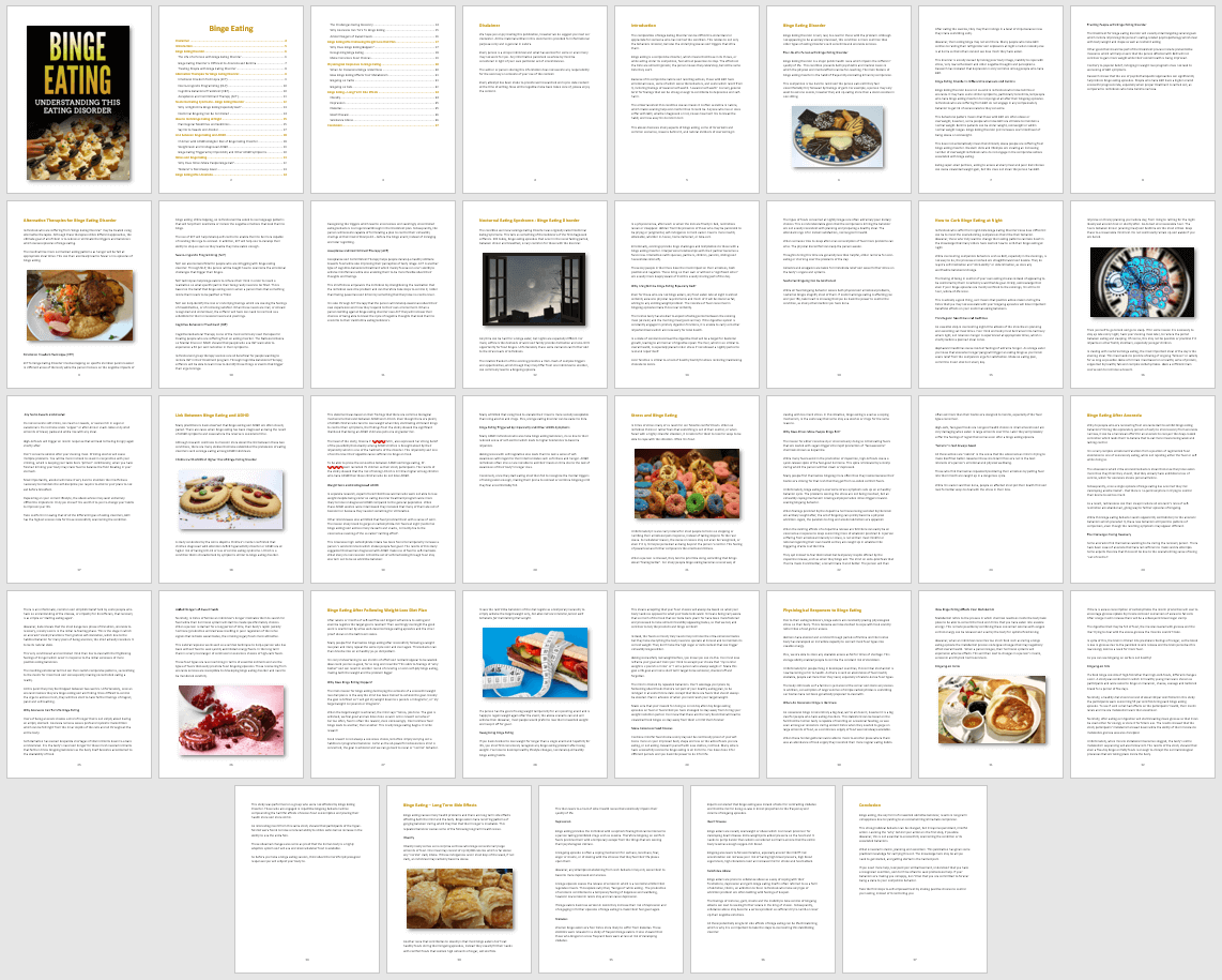 Binge Eating PLR eBook