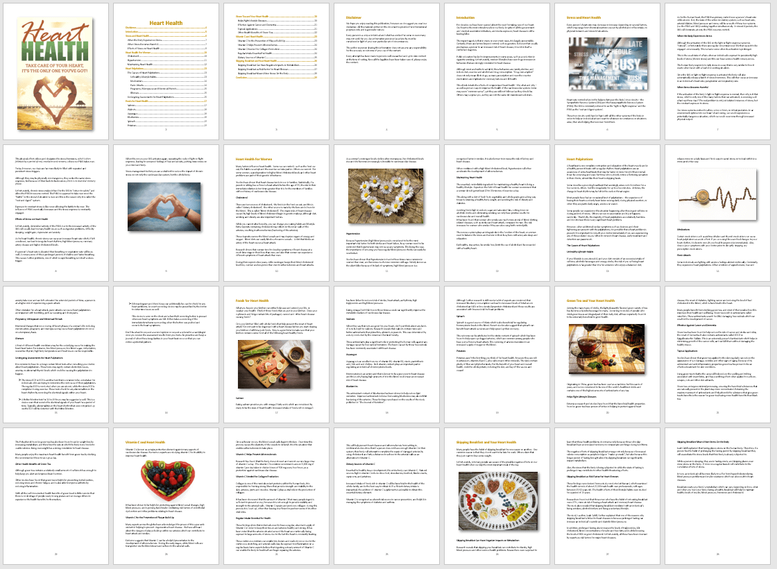 Heart Health PLR eBook