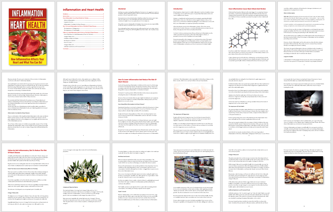 Inflammation and Heart Health PLR Report