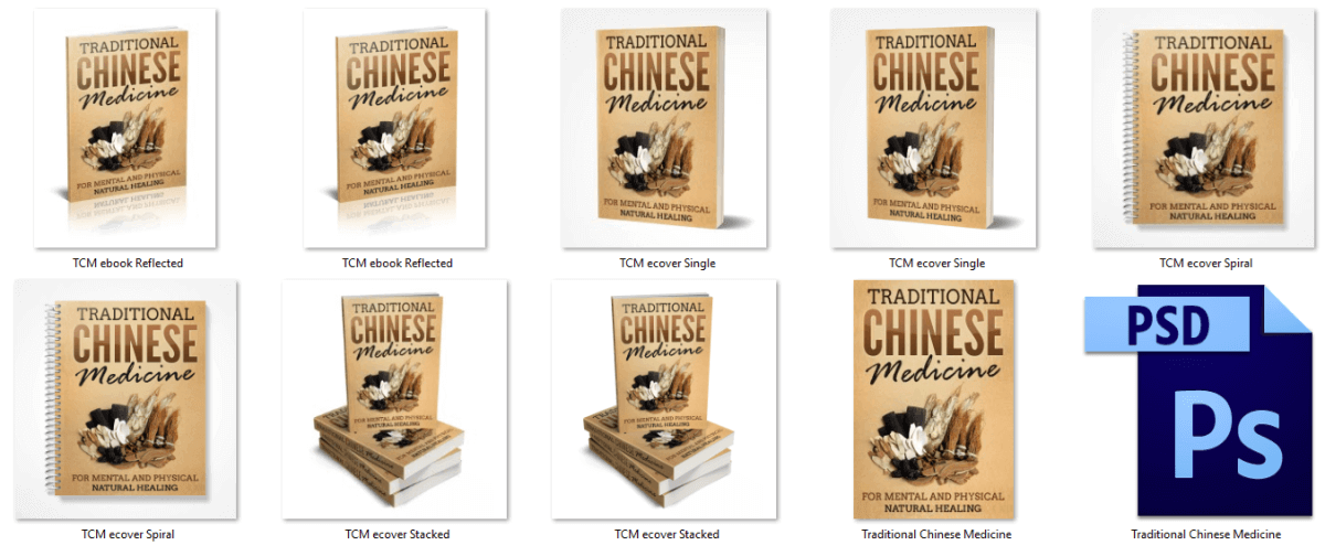 Traditional Chinese Medicines PLR eCovers