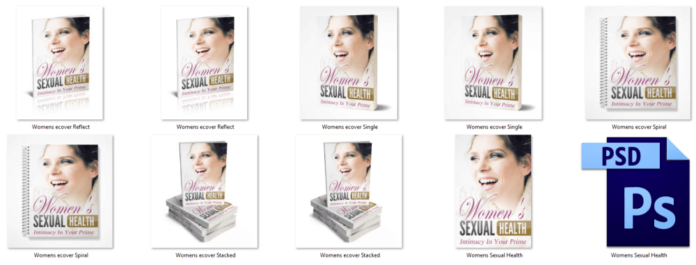 Women's Health - Intimacy PLR eBook Cover Graphics