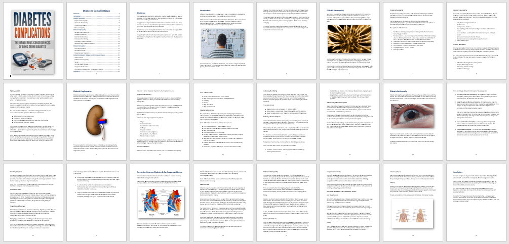 Diabetes Complications PLR Report