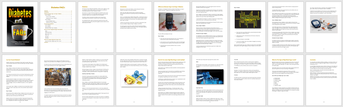 Diabetes FAQs PLR Report