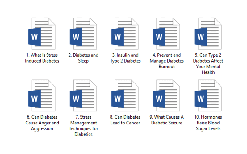 Diabetes PLR Articles