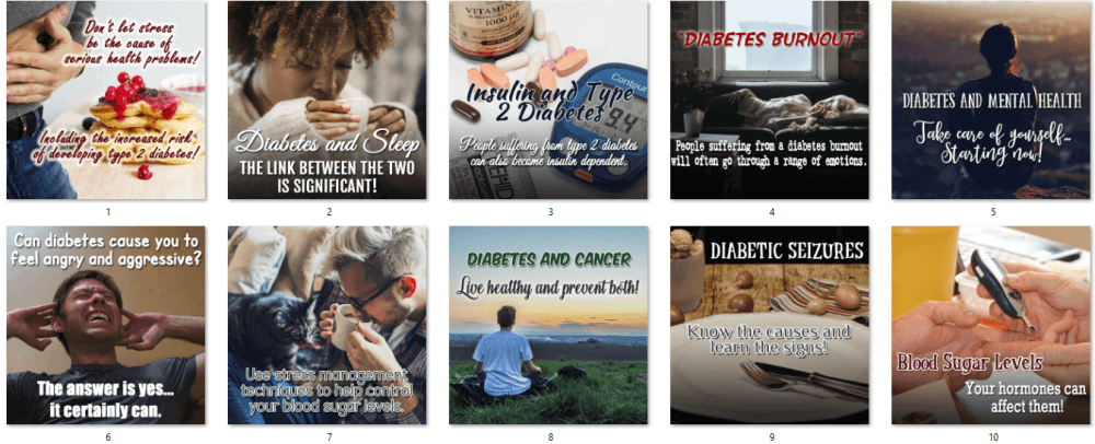 Diabetes Social Posters