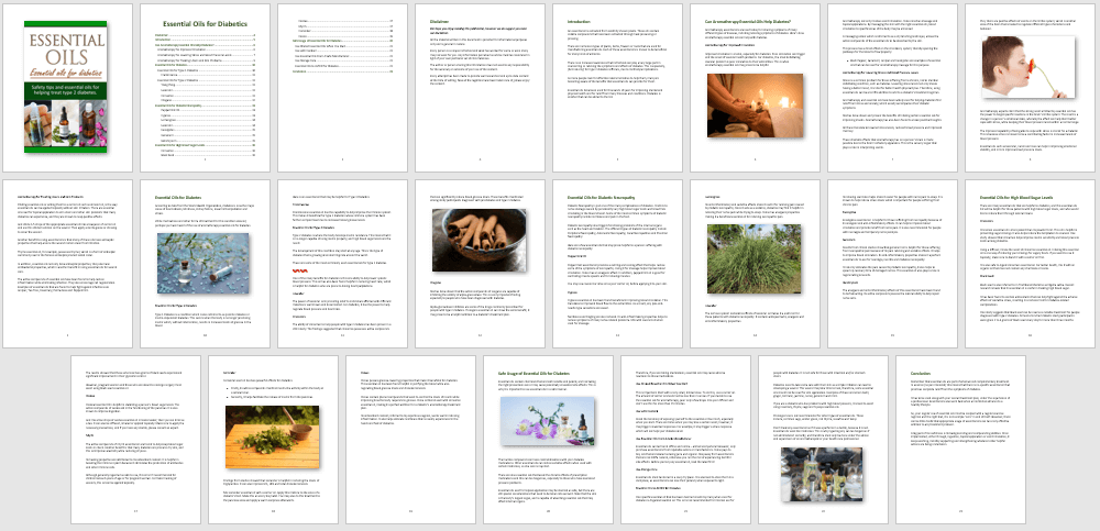 Essential Oils for Diabetes PLR Report