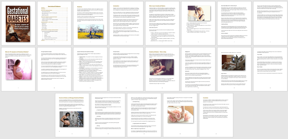 Gestational Diabetes PLR Report