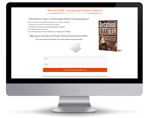 Gestational Diabetes Squeeze Page