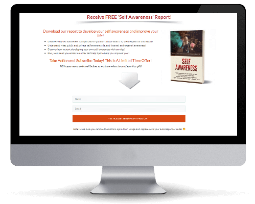 Self Awareness Squeeze Page