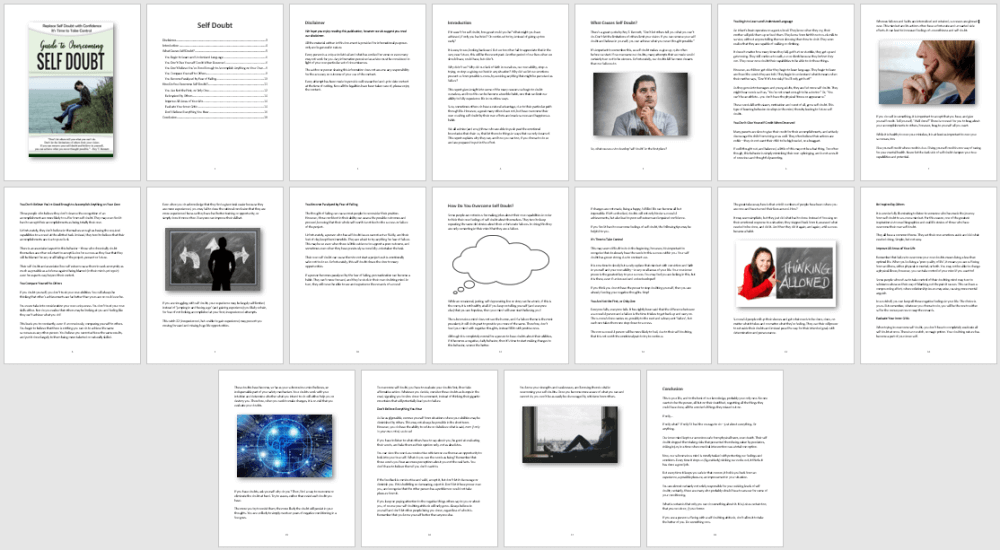 Self Doubt PLR Report