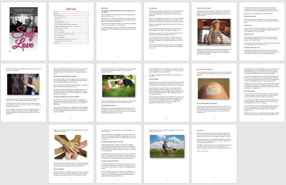 Self Love PLR Report