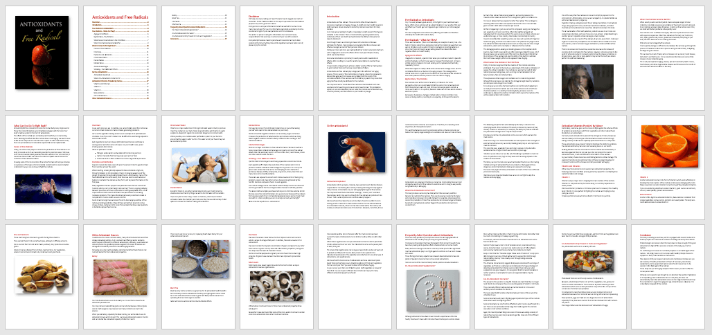 Antioxidant PLR eBook
