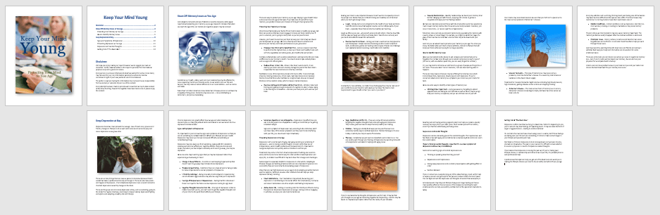 Keep Your Mind Young PLR Report