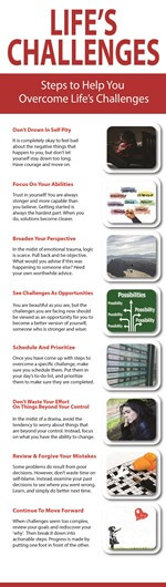 Overcome Life's Challenges PLR Infographic