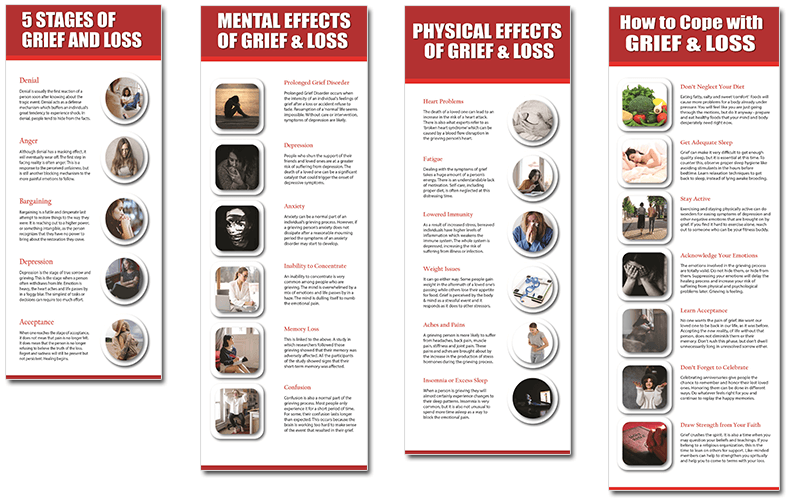 Grief and Loss PLR Infographic