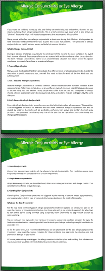 Allergy PDF Sample