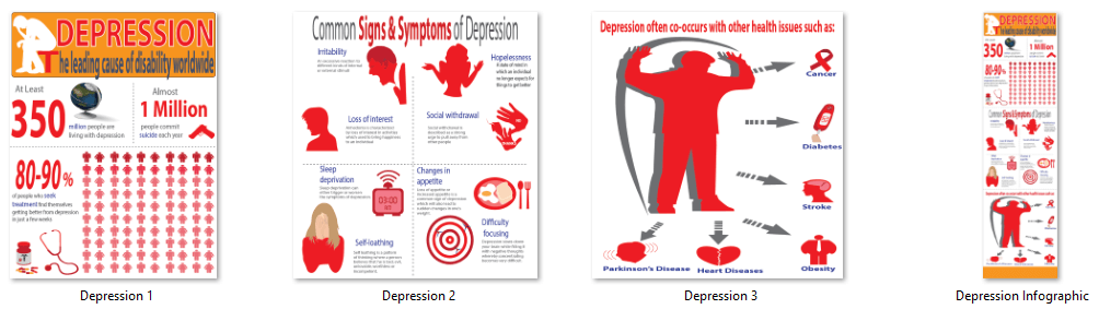 Depression PLR Infographic