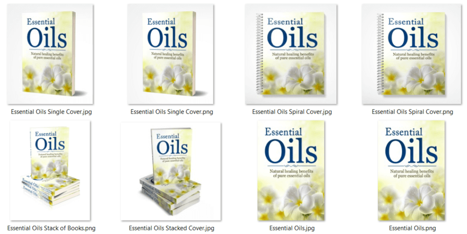 Essential Oils PLR eCovers