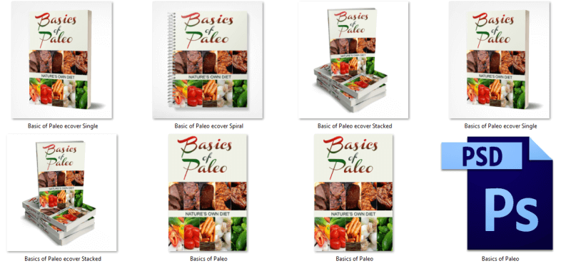 Paleo Diet eBook Covers PLR