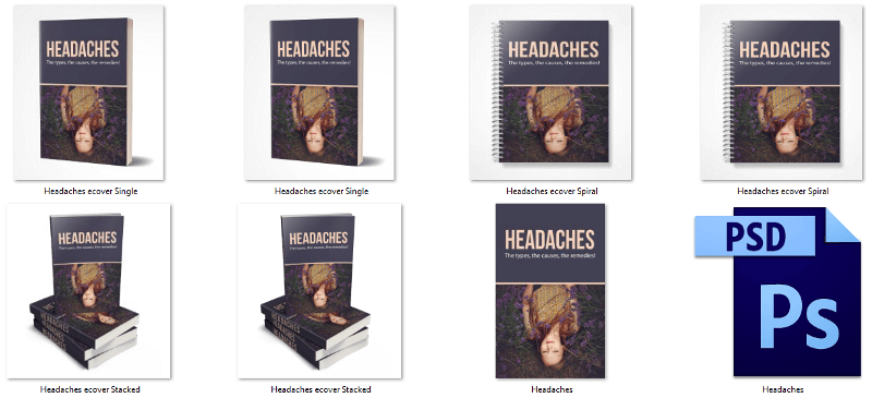 Headaches eCover Graphics PLR