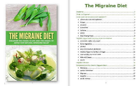 Migraine Diet PLR Report Contents