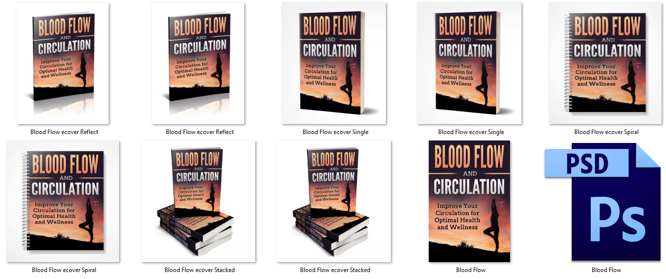 Blood Flow and Circulation PLR eBook Covers