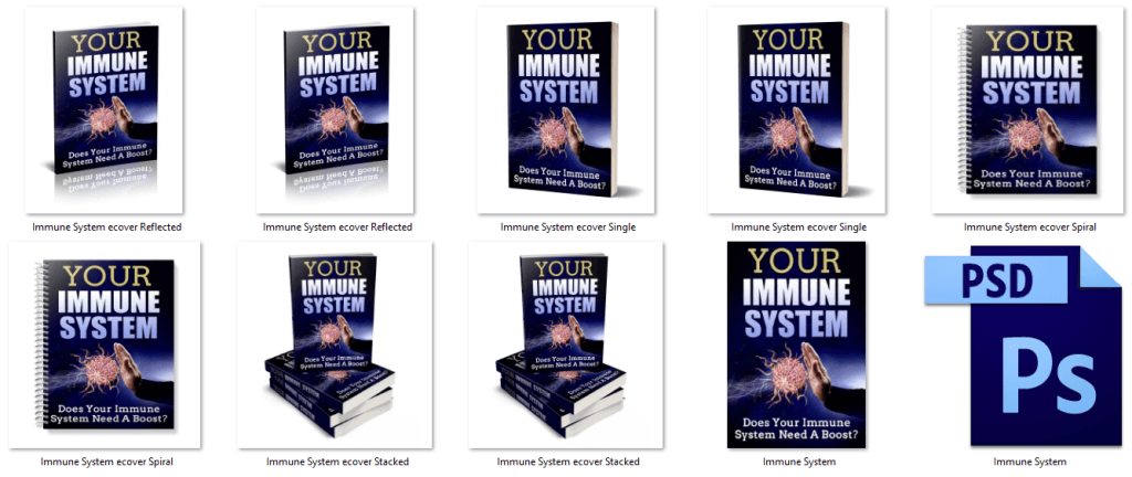 Immune PLR eBook Cover Graphics