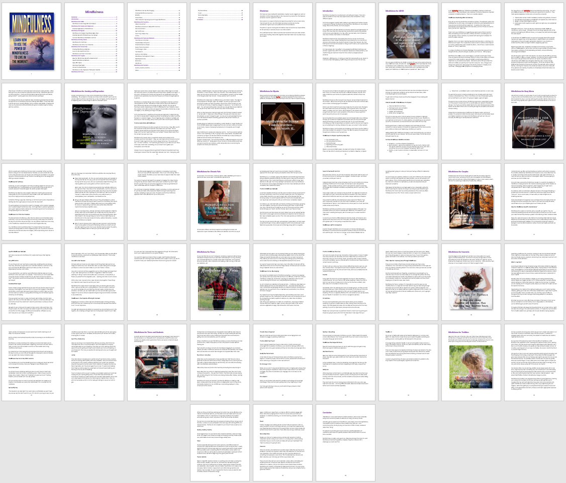 Mindfulness PLR eBook