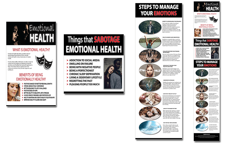 Emotional Health PLR Infographics