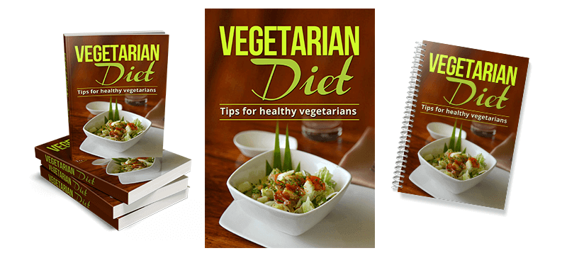 Vegetarian Diets PLR eCover Graphics