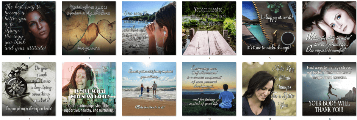 Total Wellness PLR Social Posters BONUS 3