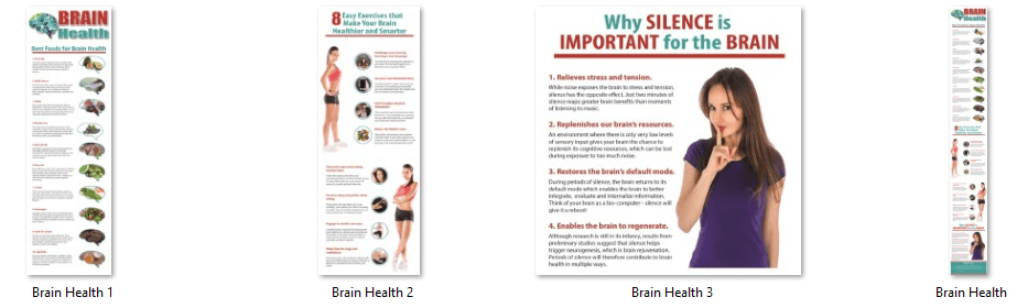 Brain Health PLR Infographics