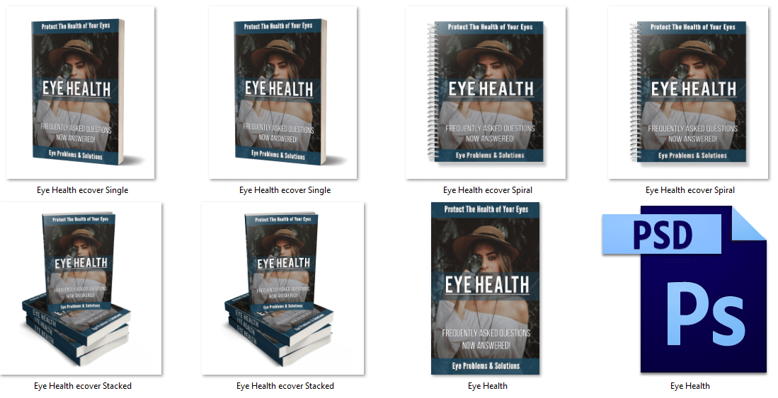 Eye Health PLR eCover Graphics