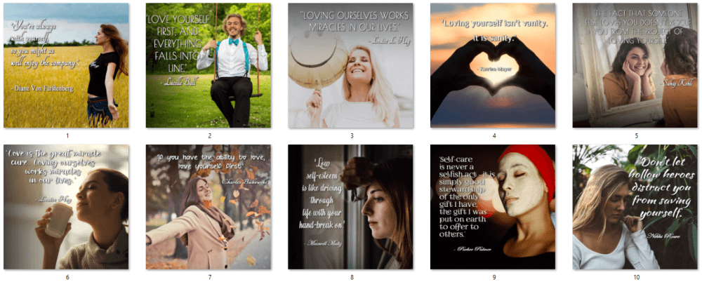 Self-Esteem Social Quote Posters 1