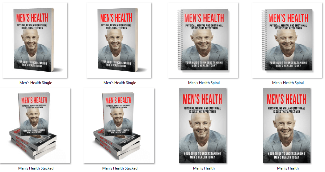 Men's Health PLR eBook Covers