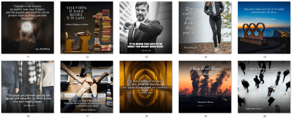 Weight Loss Mindset Quote Posters 4