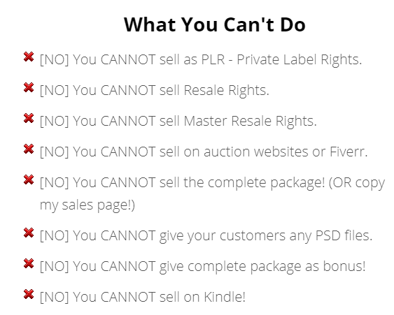 PLR License Do Not