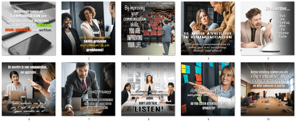 Public Speaking PLR Social Posters 1