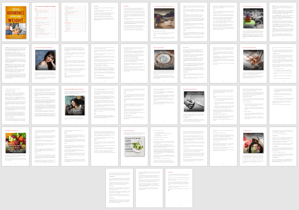 Weight Loss Hormones PLR eBook