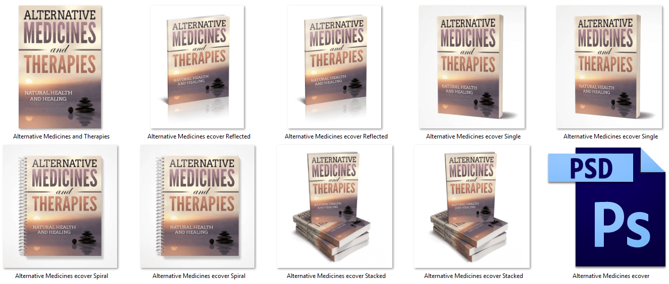 Alternative Therapies PLR Report Cover Graphic