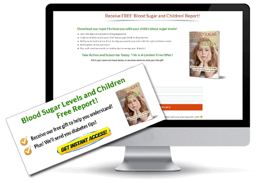 Blood-Sugar-Levels-and-Children-PLR Squeeze Page