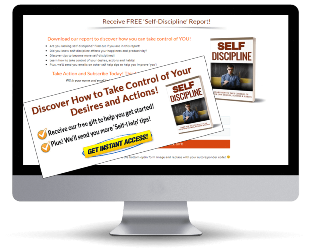 Self Discipline PLR Squeeze Page