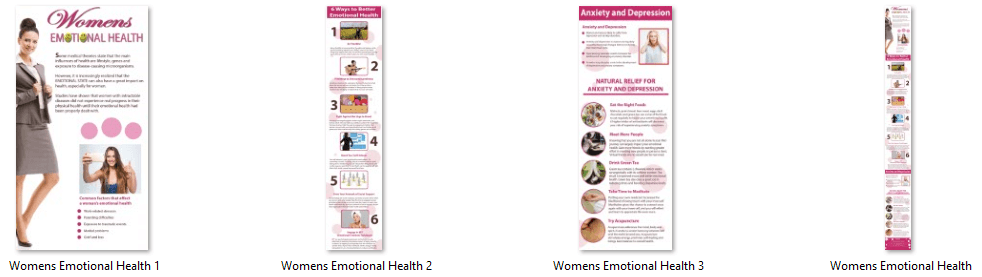 Women's Emotional Health PLR Infographics