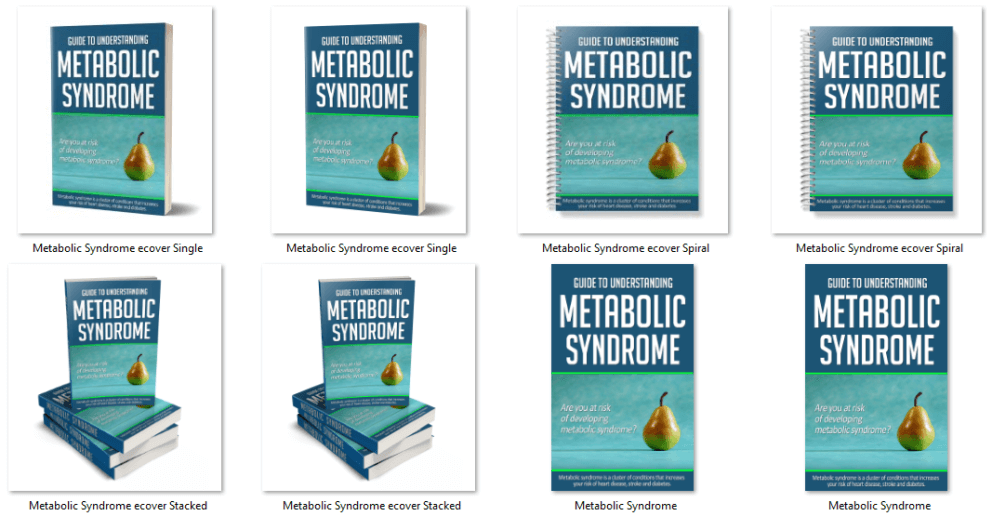 Metabolic Syndrome PLR eCover Graphics