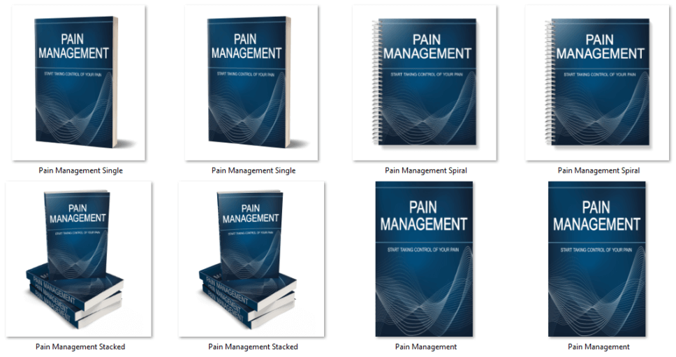 Pain Management PLR eCover Graphics