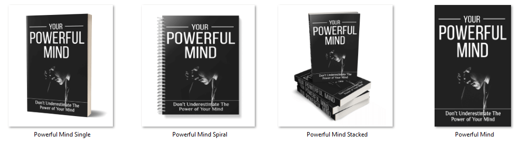 Powerful Mind PLR eBook Covers