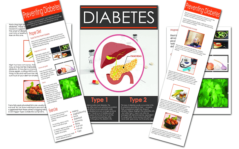 Diabetes PLR Infographics