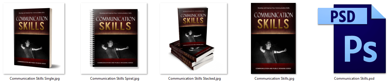 Communication Skills PLR Report eCover Graphics